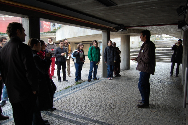 guided tour with Ricardo Gomes