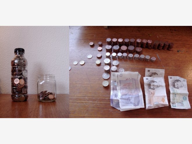 1 year of money found in public spaces, London